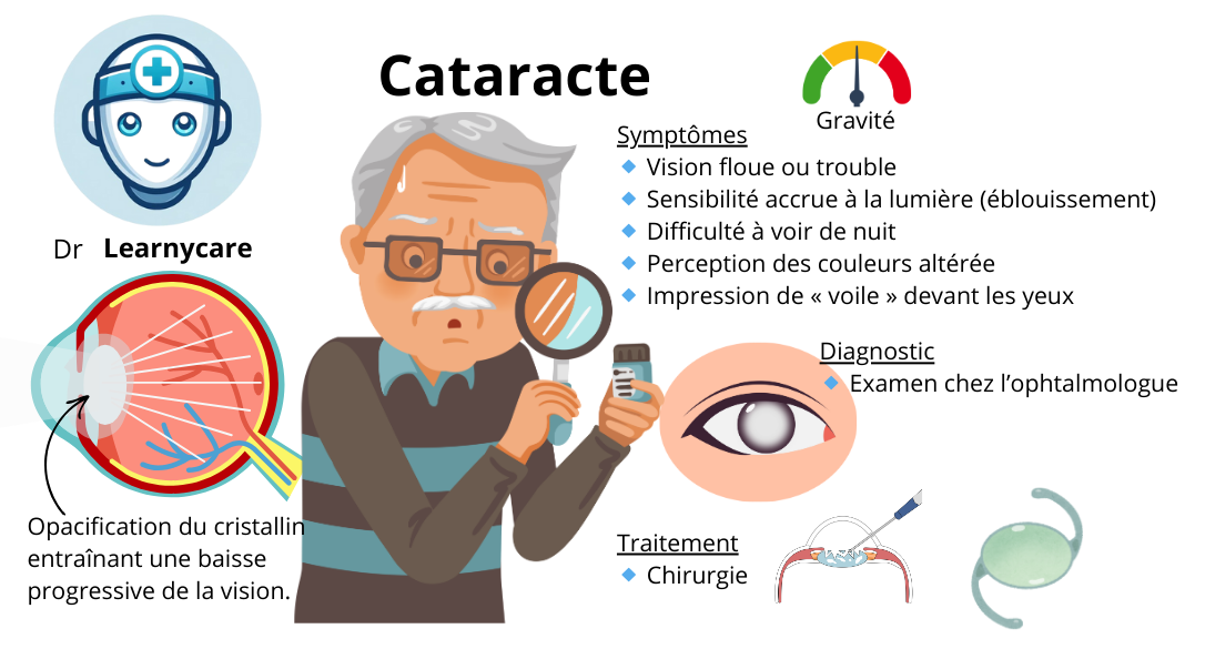 Cataracte infographie Dr Learnycare