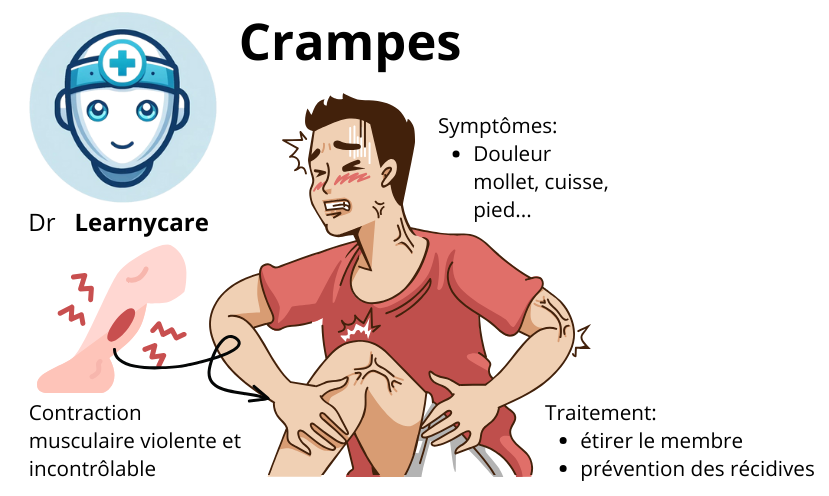 Crampes infographie Dr Learnycare