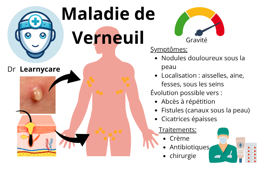 Maladie de Verneuil infographie Dr Learnycare