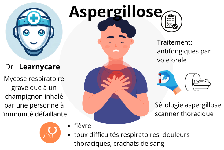 Aspergillose infographie