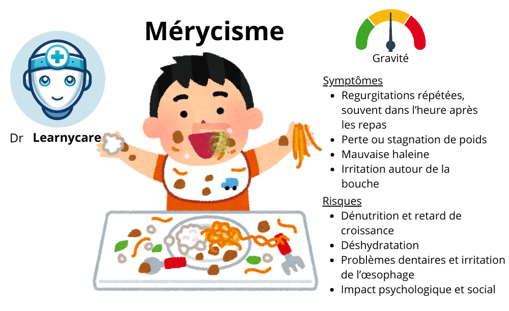 Mérycisme infographie Dr Learnycare