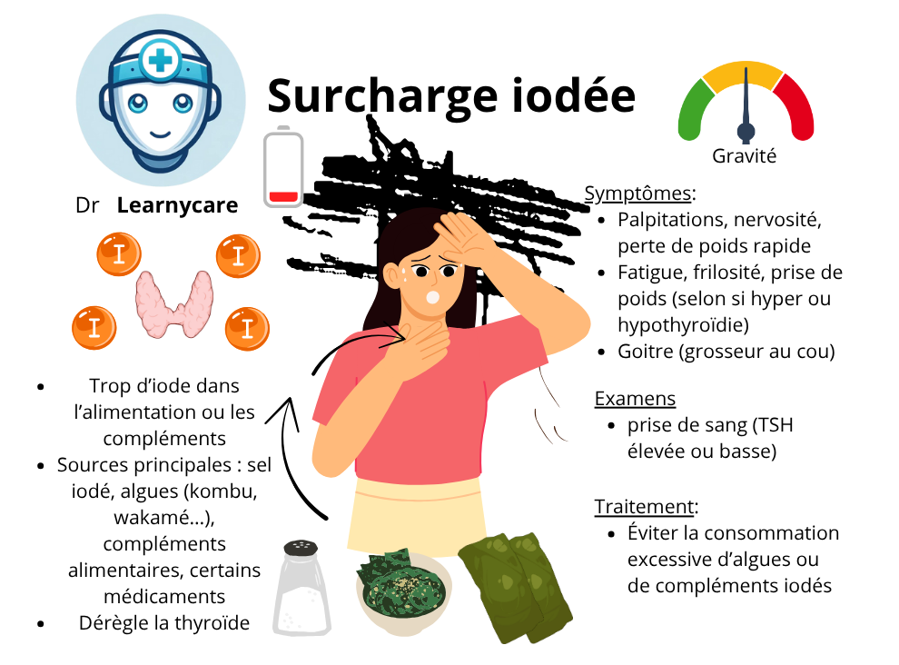 Surcharge iodée infographie Dr Learnycare
