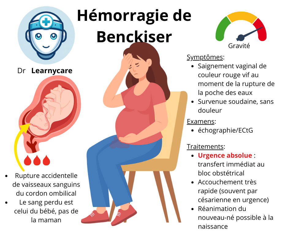 Hémorragie de Benckiser infographie Dr Learnycare