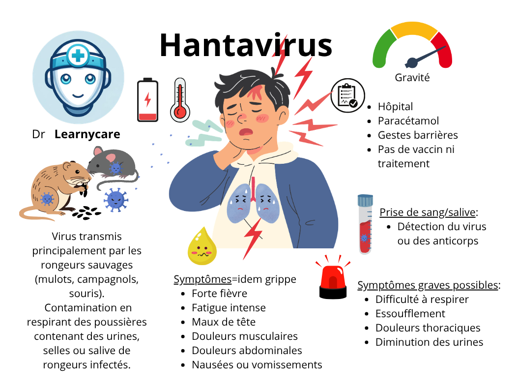 Hantavirus infographie Dr Learnycare